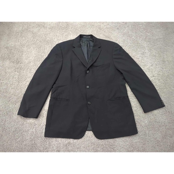Hugo Boss Blazer Mens 44S Black Two Button Front Lined Business Made in USA